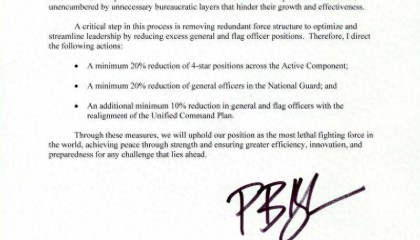 五角大楼“大地震”?国防部长“剑指”美军高层:至少砍掉20%!