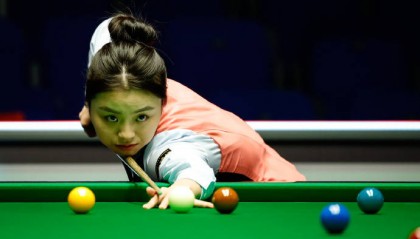 斯诺克英锦赛｜白雨露连续两轮击败男球手 创下了不起纪录