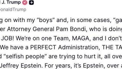 特朗普：爱泼斯坦案“没完没了” 马斯克：赶紧公布文件吧